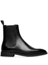 Bally Scribe Leather Chelsea Boots In Black