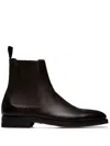 Bally Men's Saffron Grained Leather Chelsea Boots In Brown