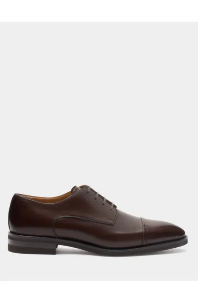 Bally Olexi Leather Derby In Brown