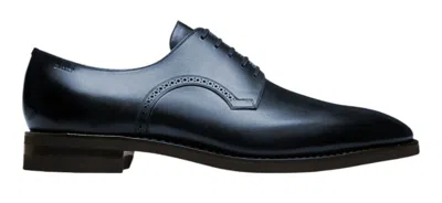 Bally Scrivani 6237916 Men's Agata Calf Leather Derby Shoes In Black