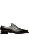 Bally Lace-up Leather Derby Shoes In Black