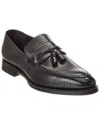Bally Scuvier Embossed Leather Loafer In Black