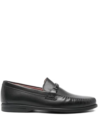 Bally Seddik Round-toe Loafers In Black