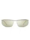 Bally Shark Sunglasses In 银色