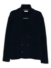 Bally Shawl-collar Cardigan In Blue