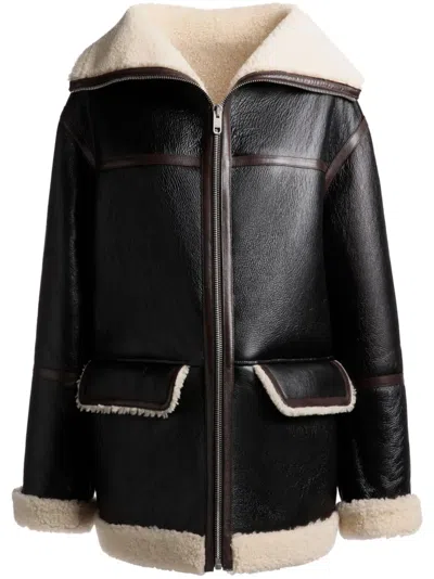 Bally Shearling-lined Jacket In Black