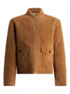 Bally Shearling-lining Flap-pocket Jacket In Brown