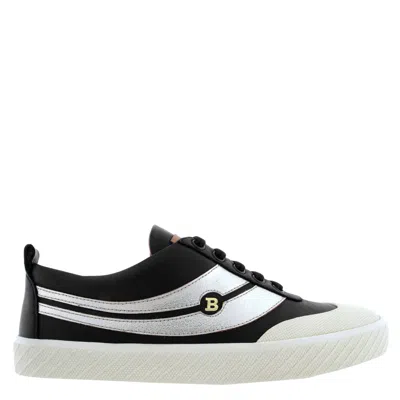 Bally Shennon Leather Low-top Sneakers In Black
