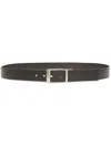 Bally Shiffie 35 Leather Belt In Black
