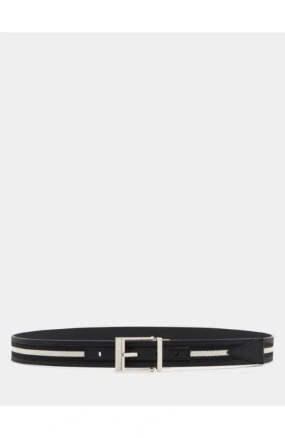 Bally Shiffie 35 Mm Reversible Belt In Animal Print