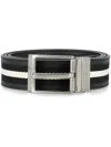 Bally Shiffie 35mm Reversible Belt In Fabric And Leather In Black