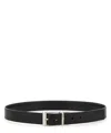 Bally "shiffie" Belt In Black