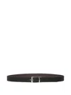 Bally Shiffie Reversible Belt In Black