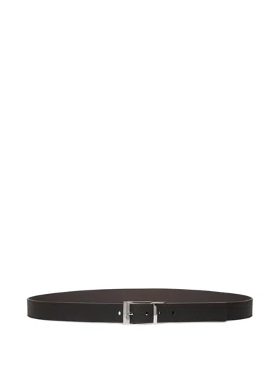 Bally Shiffie Reversible Belt In Black