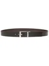Bally Shiffie Reversible Belt In Black