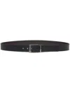 Bally Shiffie Reversible Belt In Black