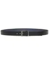 Bally Shiffie Reversible Belt In Black
