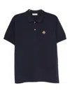 Bally Short Sleeve Polo Shirt With Collar Design In Blue