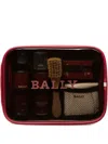 Bally Shoe Care Travel Kit In Brown