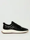 Bally Dave Leather Sneakers In Black