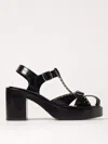 Bally Pasely Perforated Studded Leather Platform Sandals In Black