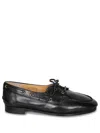 Bally Pathy Leather Derby Shoes In Black