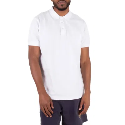 Bally Short-sleeved Cotton Polo Shirt, Size Xx-large In White
