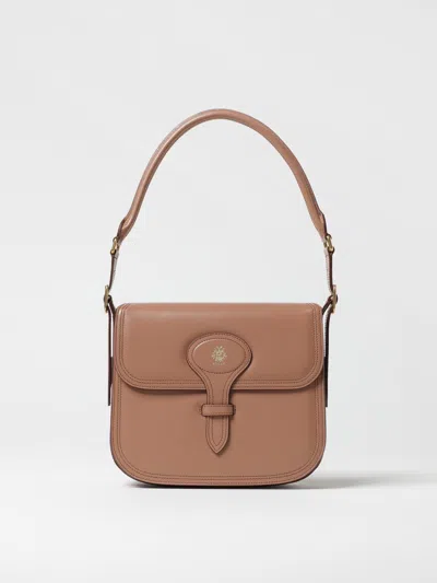 Bally Beckett Shoulder Bag In Smooth Leather In Beige
