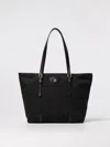 Bally 'b-light' Nylon And Leather Tote Bag In Black