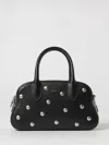 Bally Unda Leather Handle Bag In Black