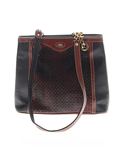 Pre-owned Bally Shoulder Bag In Burgundy