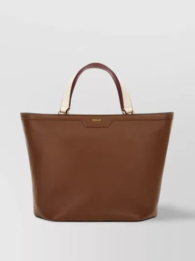 Bally Shoulder Bag Contrast Handles