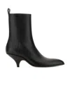 Bally 65mm Pointed-tip Leather Boots In Black