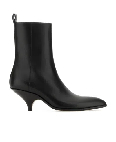 BALLY BALLY SIDE ZIPPED POINTED TOE BOOTS