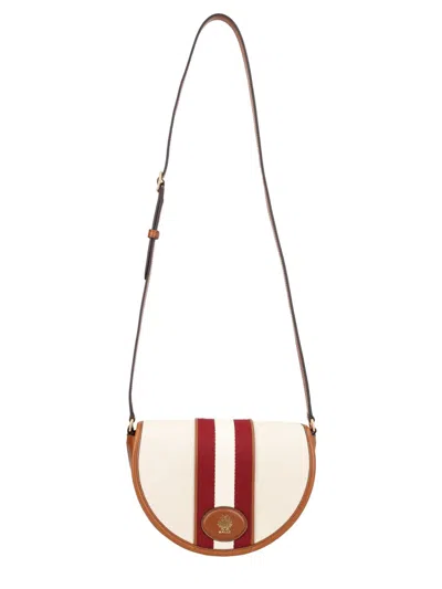 Bally Sign Round Semi-circular Stripe Bag In Multi