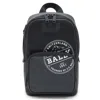 Bally Sihorn Coated Canvas Leather Sling Bag In Black