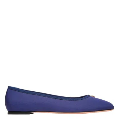 Bally Silk Faille Fabric Rina Flats In Multi