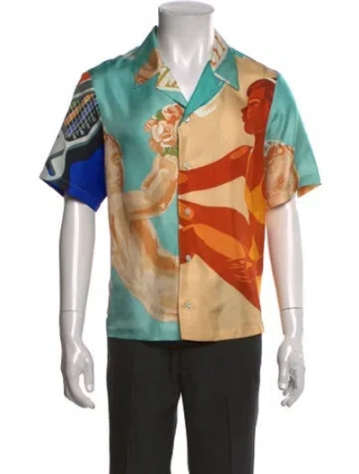 Pre-owned Bally Silk Printed Shirt In Multi