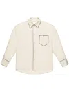 Bally Silk Shirt In Neutral
