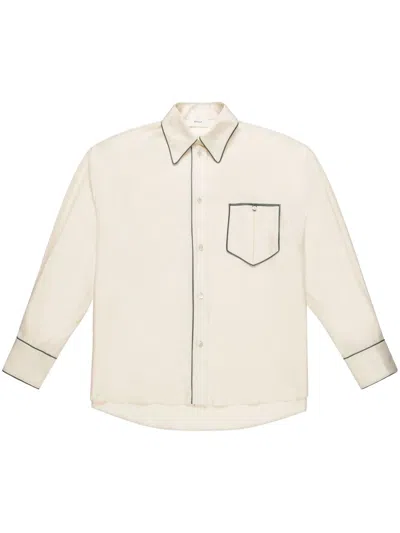 Bally Silk Shirt In Neutral