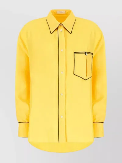 BALLY SILK SHIRT WITH ACCENTS