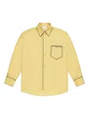 Bally Silk Shirt In Yellow