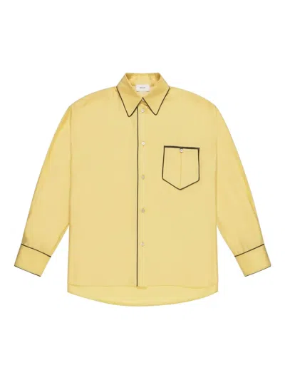 Bally Silk Shirt In Yellow