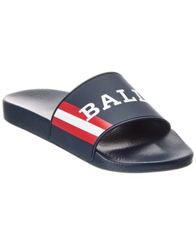 Bally Simon Rubber Slide In Blue