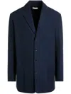 Bally Single-breasted Blazer In Blue