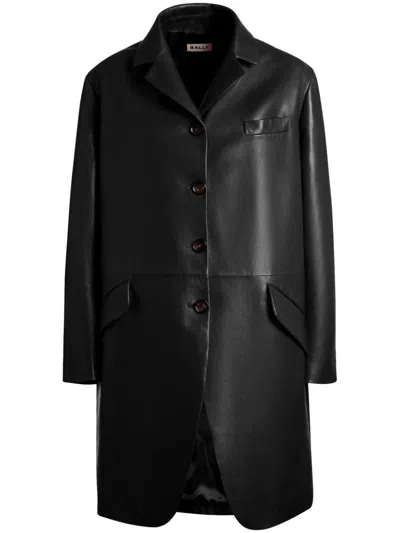 Bally Single-breasted Coat In Black