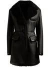 Bally Single-breasted Leather Jacket In Black