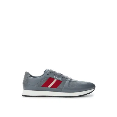 Bally Sleek Leather Sneakers For Men's Men In Gray