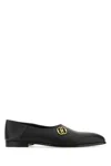 Bally Emblem Leather Balllerina Shoes