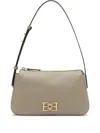 Bally Small B-chain Leather Shoulder Bag In Neutral